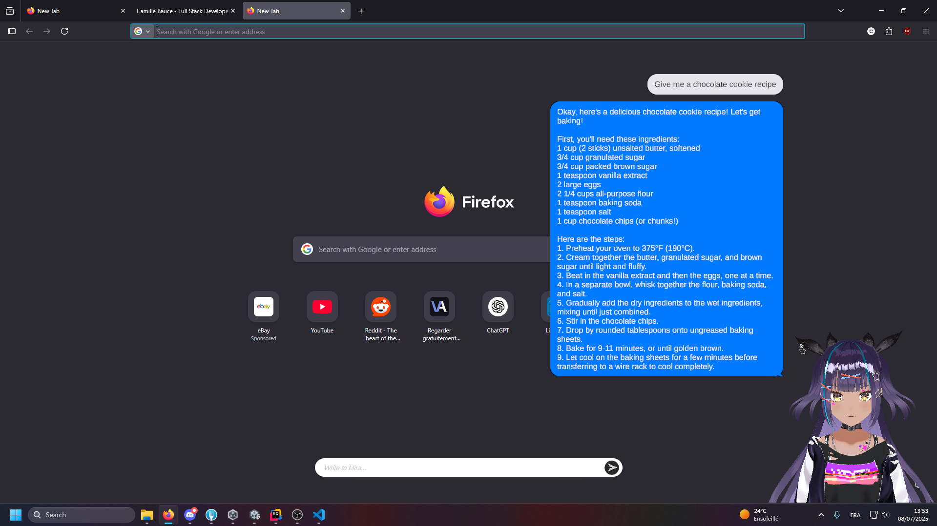 Mira Desktop AI Recipe