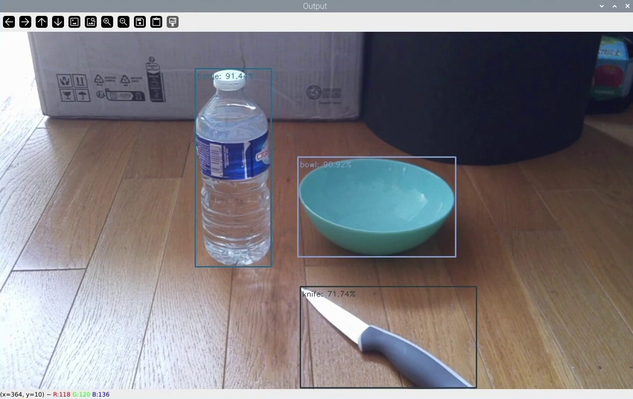 Raspberry Pi Hailo accelerated YOLO