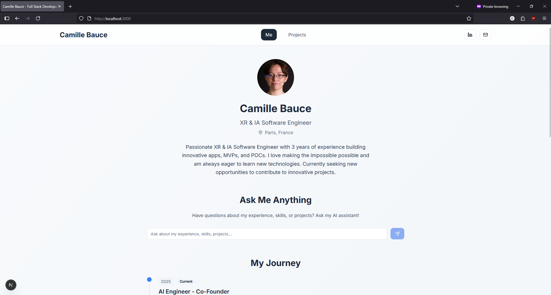 Resume Chatbot Website
